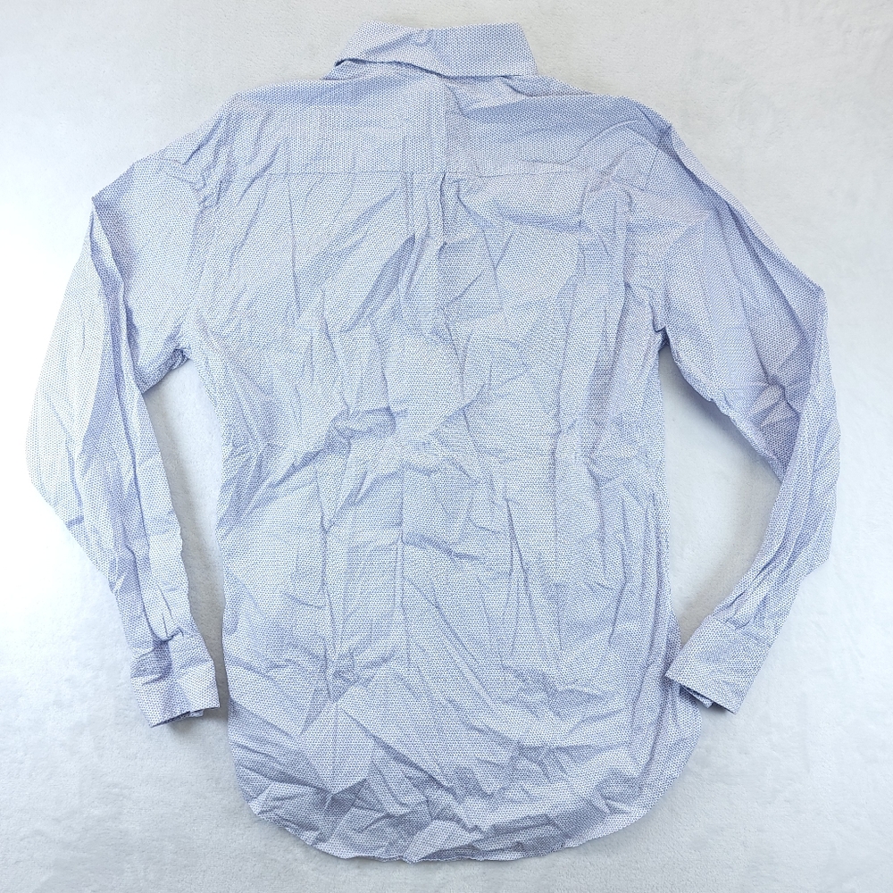 Peter Millar Blue Pattern M Button Down Dress Shi… - image 6